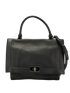 Medium Shark, &pound;395, Handbags, Black, Leather, Front view